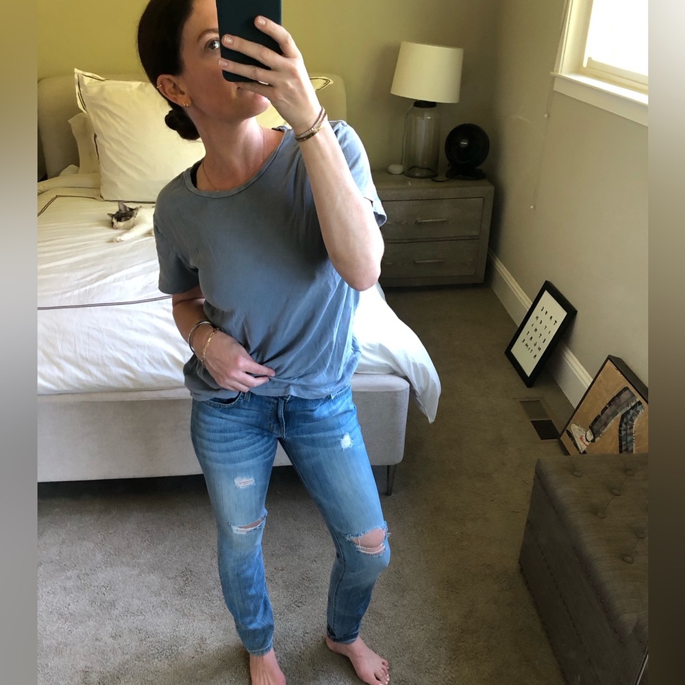 CURRENT/ELLIOT distressed jeans size 24